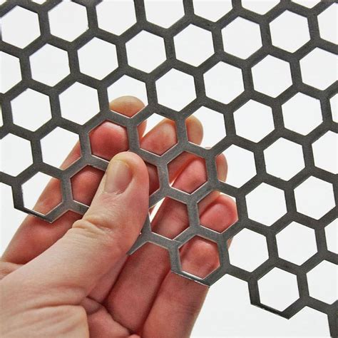 hexagonal perforated metal sheet|hexagonal perforated aluminum.